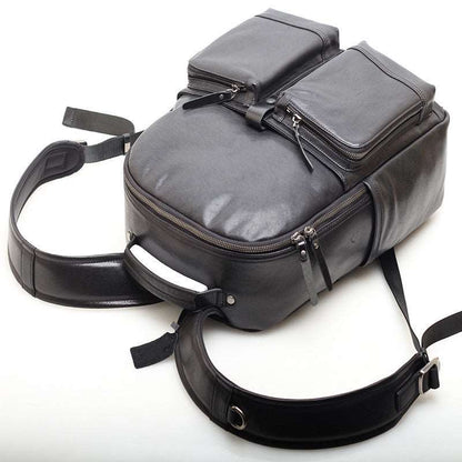 Traditional Leather Men's Rucksack Large Volume Woyaza