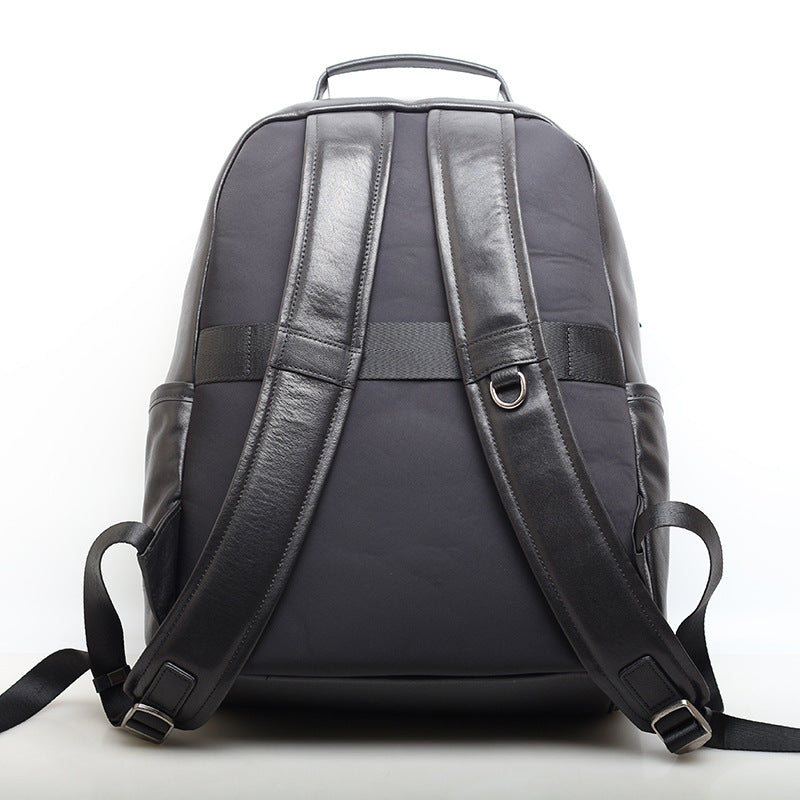 Stylish Leather Men's Backpack Roomy Woyaza
