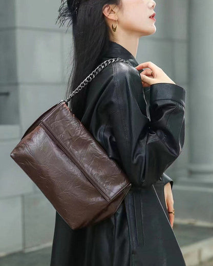 Premium Leather Ladies' Stylish Tote Bag Woyaza