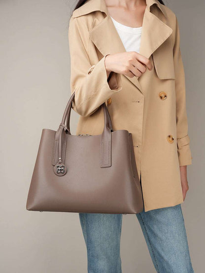 Elegant Genuine Leather Ladies' Crossbody Bag Soft Handbag woyaza
