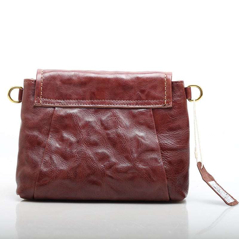 High-Quality Women's Vintage Leather Messenger Bag Woyaza