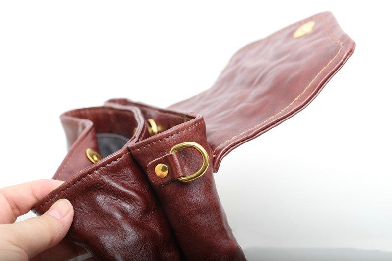 Women's Premium Leather Retro Shoulder Bag With Versatile Wearing Options Woyaza