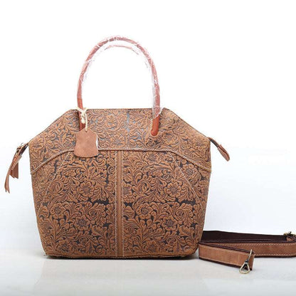 Classic Retro Style Leather Commuter Bag Woyaza
