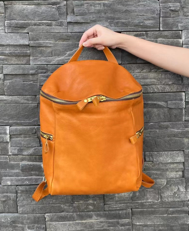 Large Leather Satchel Backpack for Women