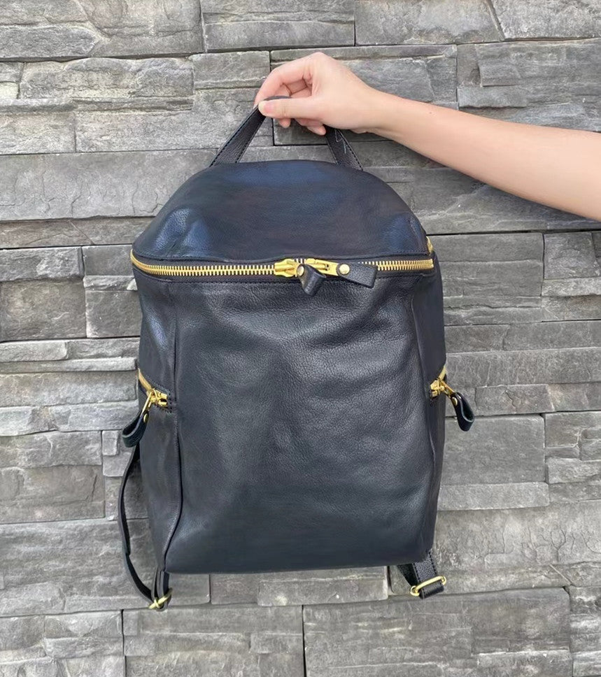 Artisan Leather Rucksack for Ladies