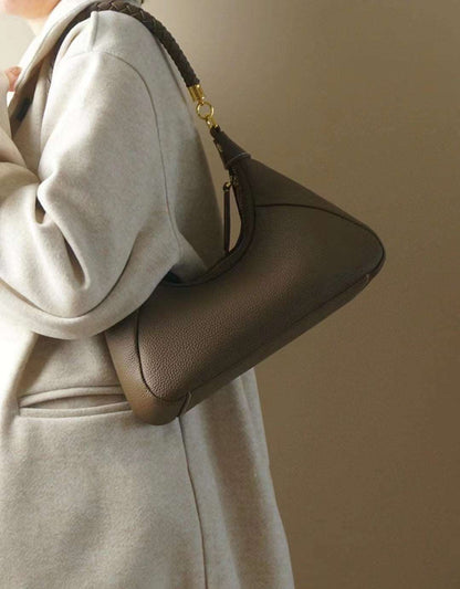 Luxury Leather Ladies' Classic Handbag Elegant Crossbody Tote Woyaza