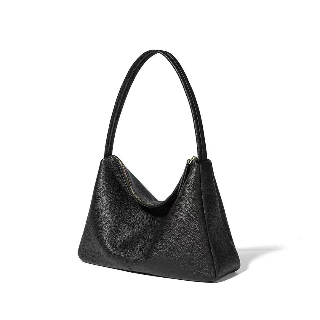 Luxury Top Grain Leather Tote Bags For Professional Women woyaza