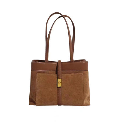 High-Quality Women's Leather Carryall woyaza