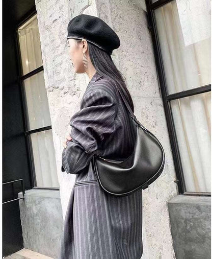 Stylish Genuine Leather Women's Saddle Bag woyaza