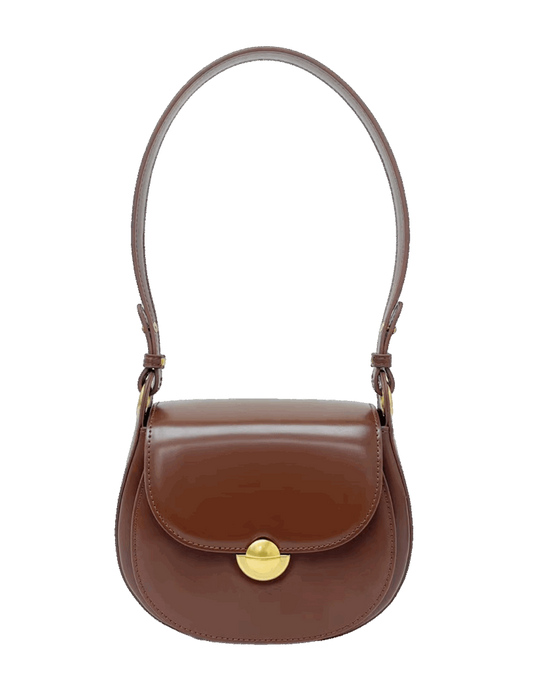 Genuine Leather Equestrian Style Crossbody Bag for Women woyaza