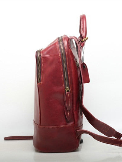 Elegant Design Leather Women's Travel Backpack Woyaza
