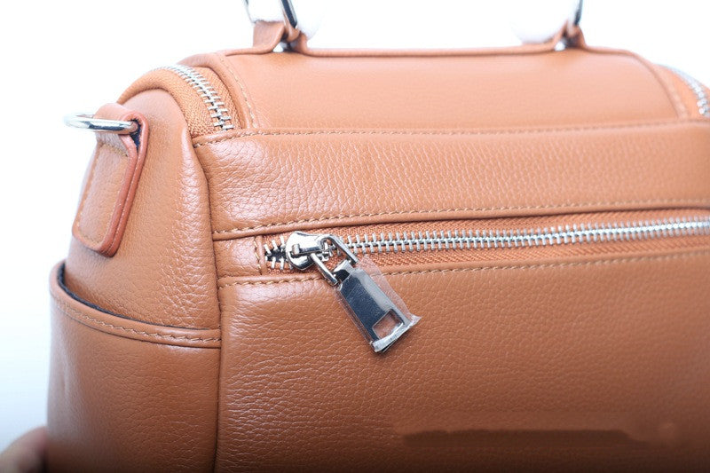 Classic Genuine Leather Women's Tote Handbag woyaza