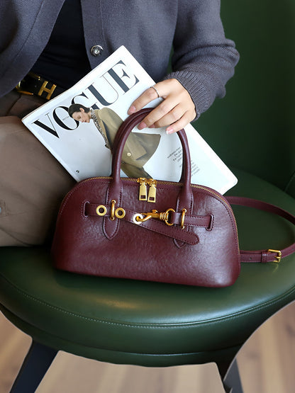 Vintage-Inspired Small Leather Bags for Fashionable Women