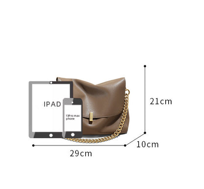 Elegant Designer Soft Leather Shoulder Bag for Everyday Use