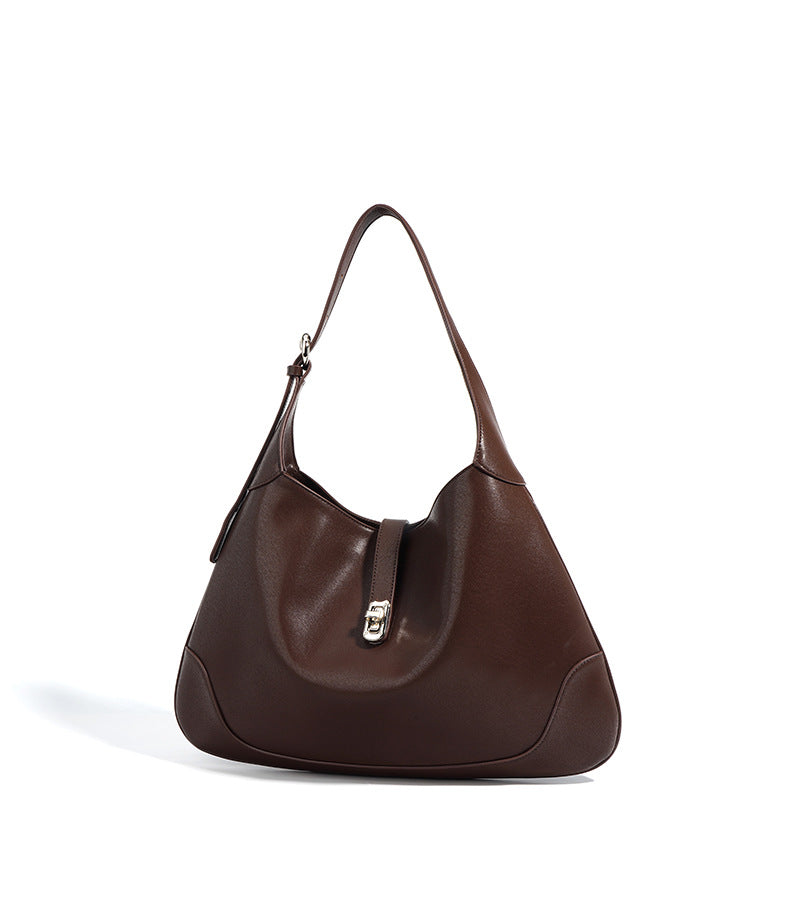 Women's Versatile Leather Bag for Work and Leisure