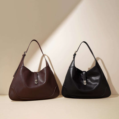 Luxury Soft Leather Work Shoulder Bag for Women