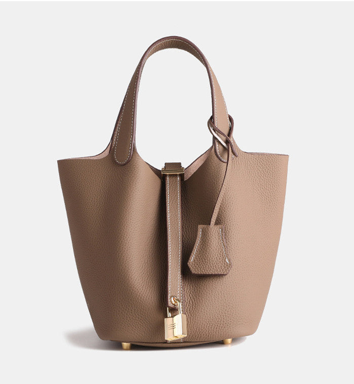 Soft Leather Crossbody Bucket Bag for Women, Perfect for Stylish and Practical Use