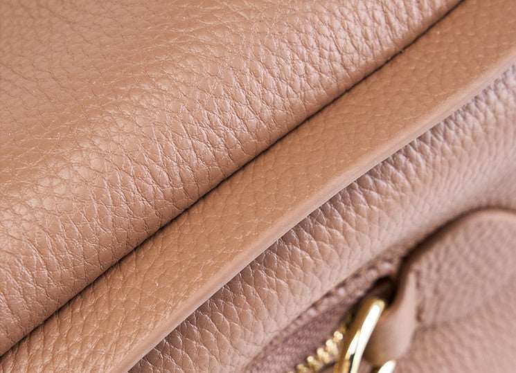Exquisite Ladies' Genuine Leather Slant Bag