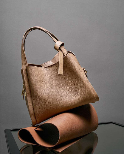 Luxurious Soft Leather Single-Strap Shoulder Bag