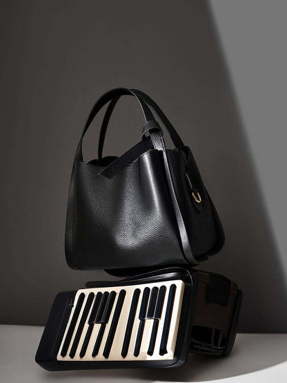 Contemporary Design Genuine Leather Crossbody Bag