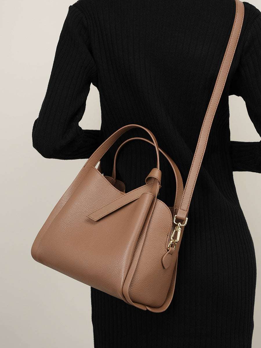 Trendy Soft Leather Crossbody Bag for Women