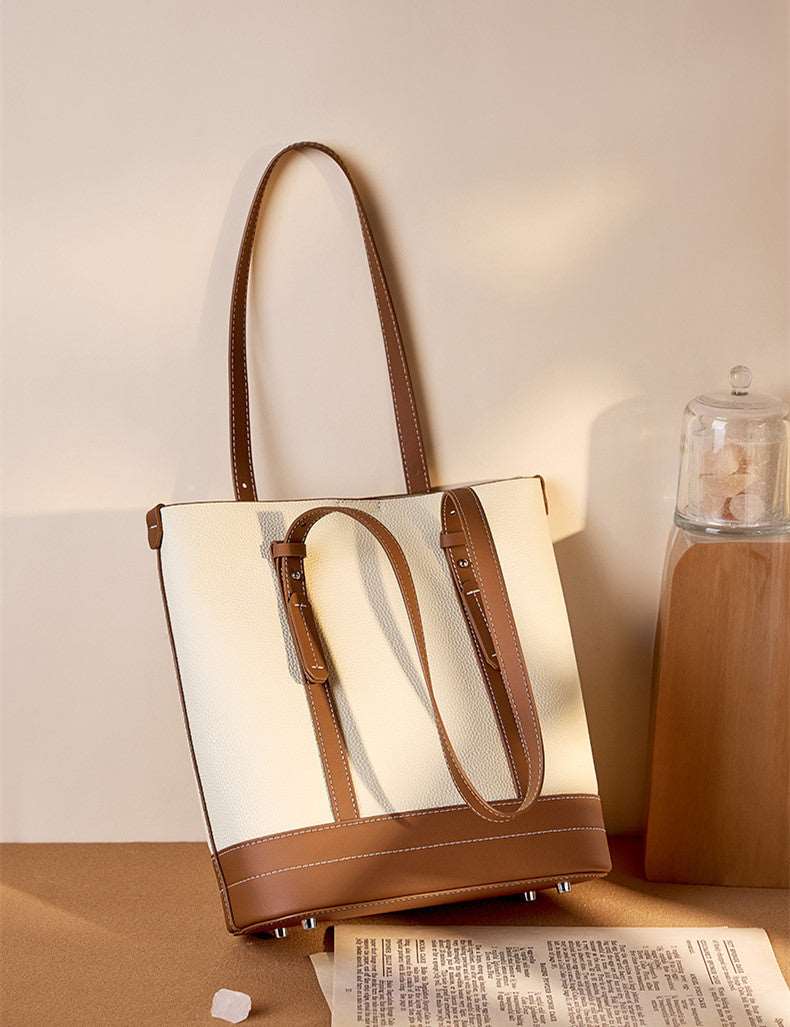 Luxury Genuine Leather Shoulder Tote Bag for Women woyaza