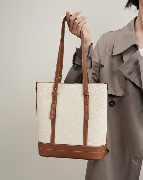 Premium Quality Women's Leather Tote Handbag woyaza