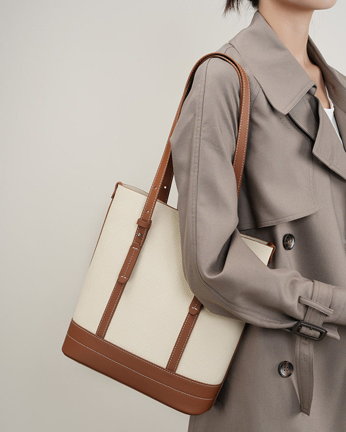 Stylish Ladies' Soft Leather Shoulder Bag woyaza