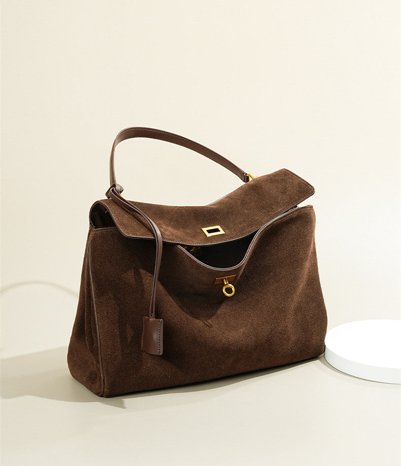 High-Quality Soft Leather Tote Bag for Women with Large Capacity, Perfect for Work and Shopping