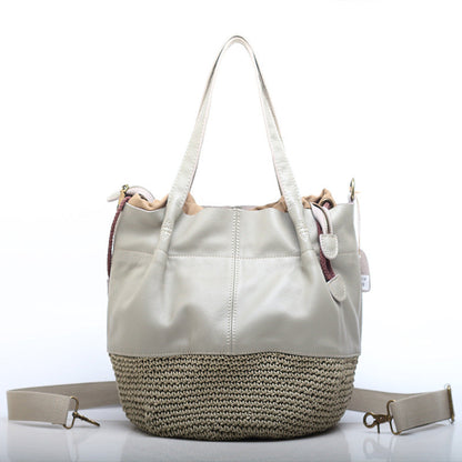 Stylish Leather Tote for Ladies Woyaza