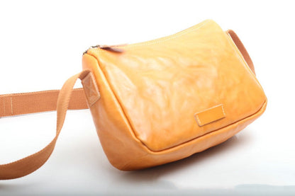 Elegant Retro Style Leather Crossbody Handbag woyaza