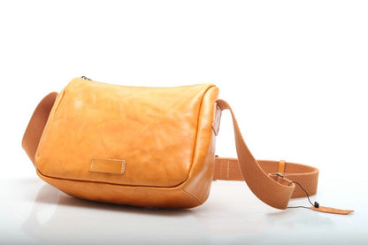 Timeless Vintage Leather Satchel Shoulder Bag woyaza