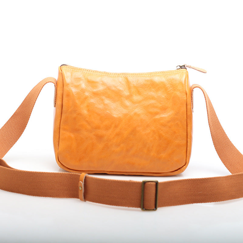 Sophisticated Genuine Leather Crossbody Purse woyaza