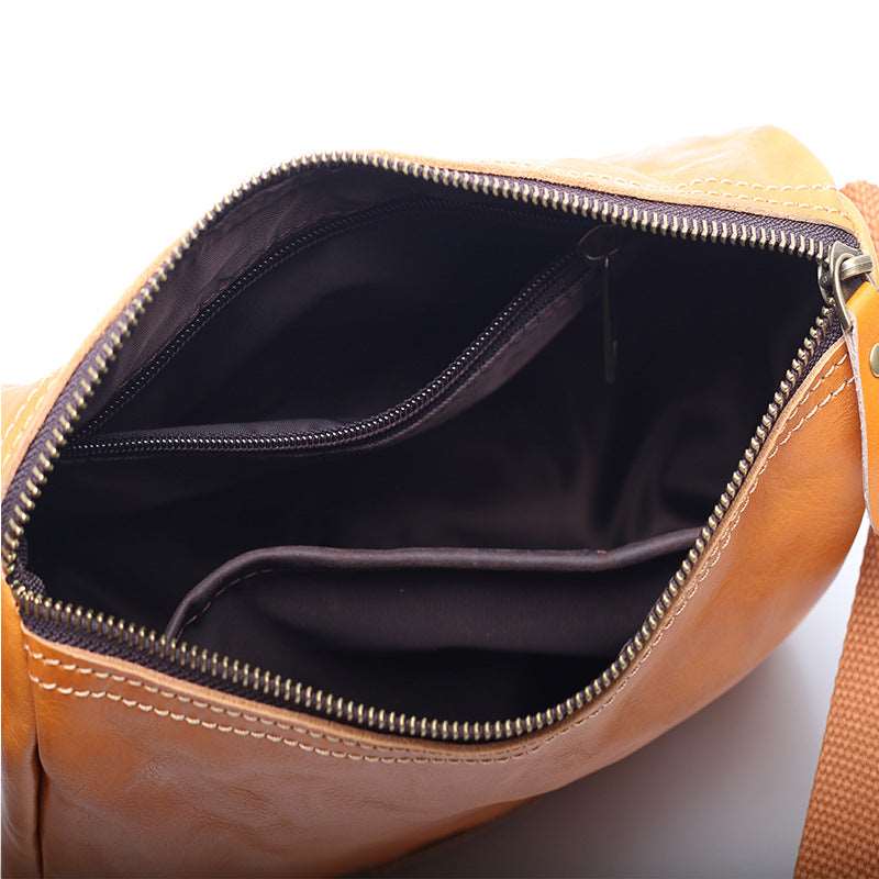 Chic Women's Genuine Leather Sling Bag woyaza