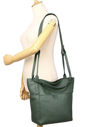 Durable Soft Leather Women's Fashion Tote Handbag woyaza