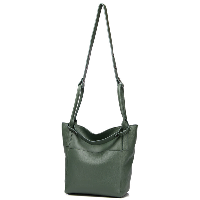 Functional Soft Leather Women's Fashion Tote for Work woyaza