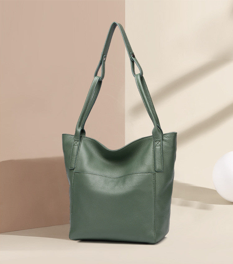 Premium Quality Leather Women's Fashion Tote Bag woyaza