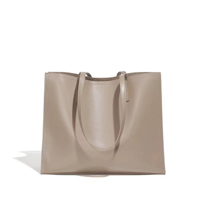 Stylish Genuine Leather Women's Fashion Work Tote Shoulder Bag for Professionals woyaza