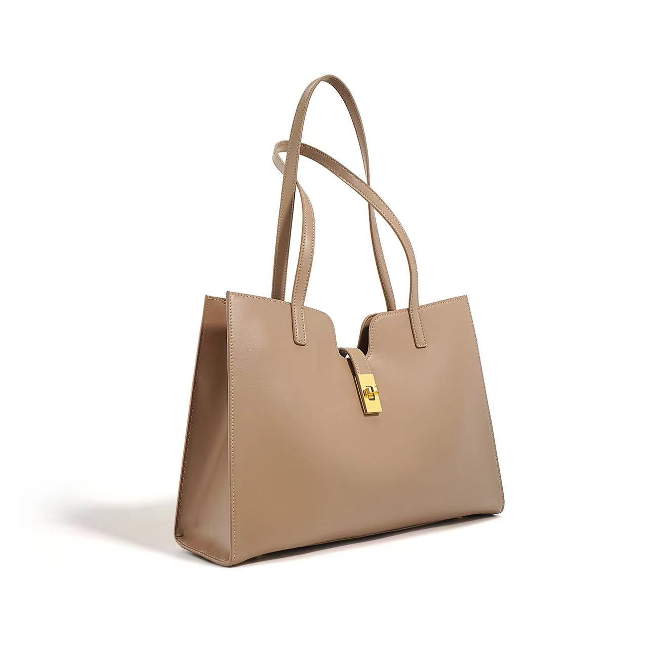 Versatile Genuine Leather Tote Bag for the Modern Working Woman Woyaza