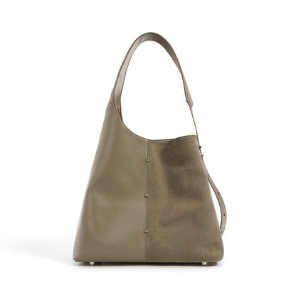 Modern Leather Shoulder Tote