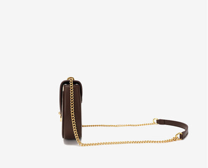 Exquisite Small Horse Saddle Bag with Chain Detail