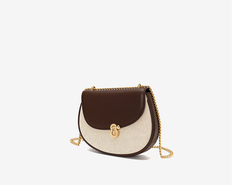 Ladies' Fashionable Mini Saddle Shoulder Bag