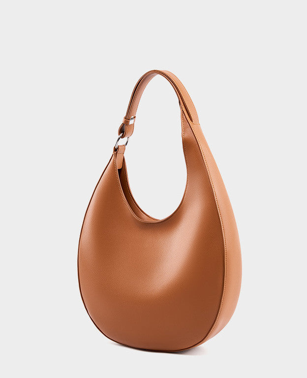 Genuine Leather Moon Bag