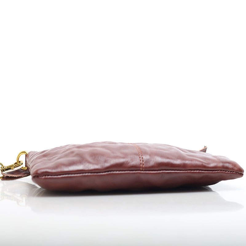 Sophisticated Leather Top-Handle Bag Women's Charm Woyaza