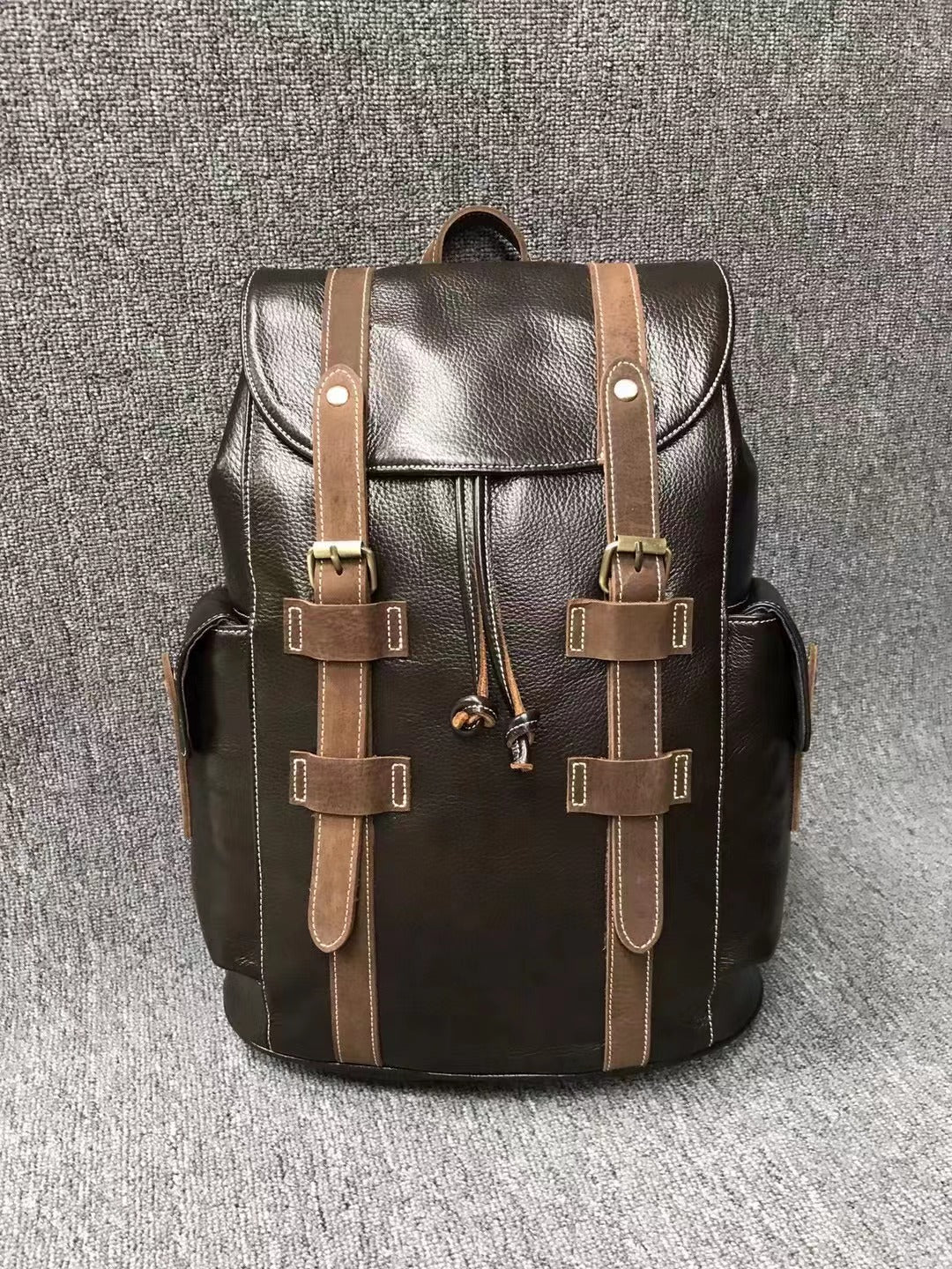 Stylish Leather Travel Daypacks Woyaza