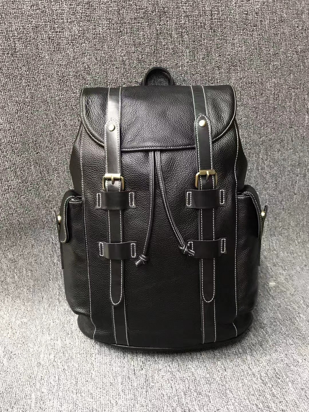 Premium Leather College Bookbags Woyaza