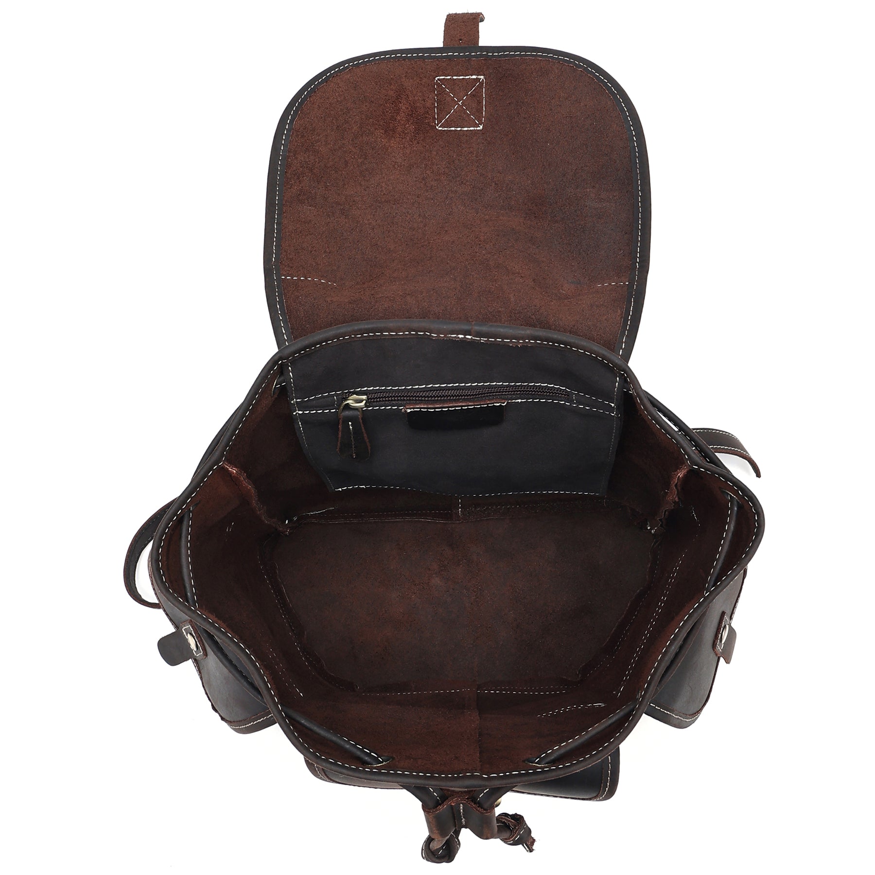Trendy Leather Commuter Backpack for Men Woyaza