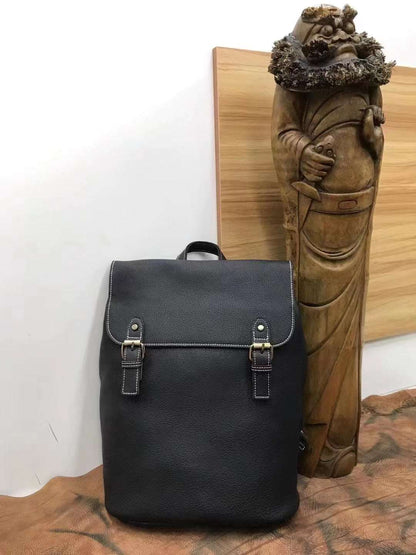 Stylish Leather Laptop Backpack for Men Woyaza