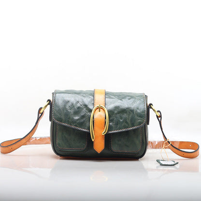 High-Quality Leather Sling Bag Women woyaza