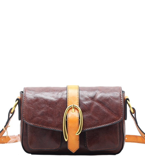 Vintage Leather Shoulder Bag Women woyaza